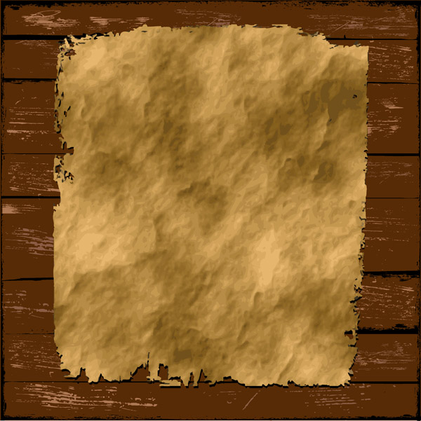 free vector Vector old paper and wood